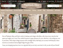 Tablet Screenshot of flashbackalley.com