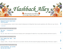 Tablet Screenshot of blog.flashbackalley.com
